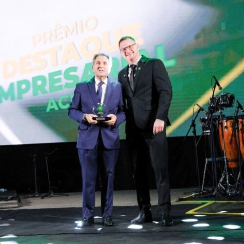 Presidente da Facmat participa do Prêmio Destaque Empresarial ACES e reforça união do setor produtivo