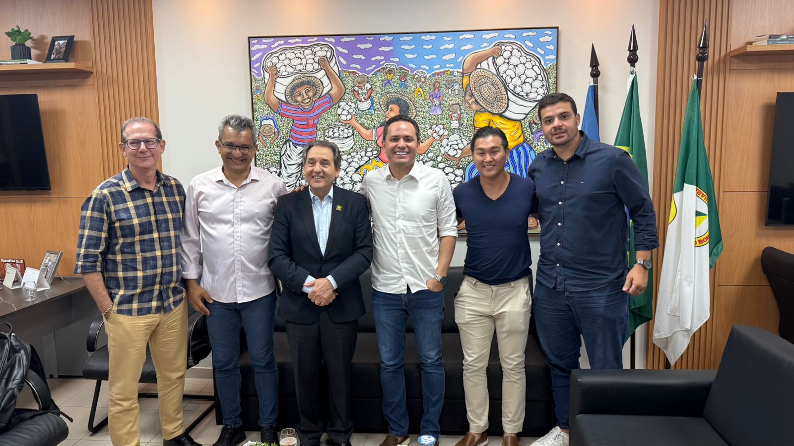 Facmat reúne setor de papelaria e deputado Diego Guimarães para discutir sobre o voucher dos kits escolares