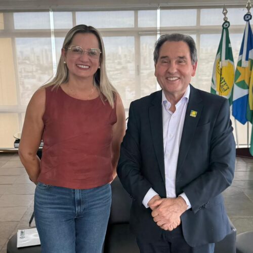 Presidente da Facmat recebe visita da nova presidente da Associação Comercial de Campo Verde