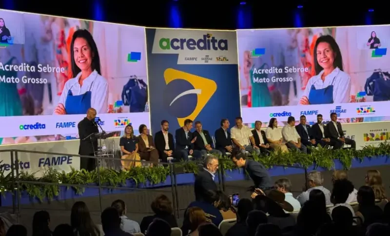 O presidente do Sebrae, Décio Lima, participa, em Cuiabá, de evento de lançamento de nova linha de crédito 